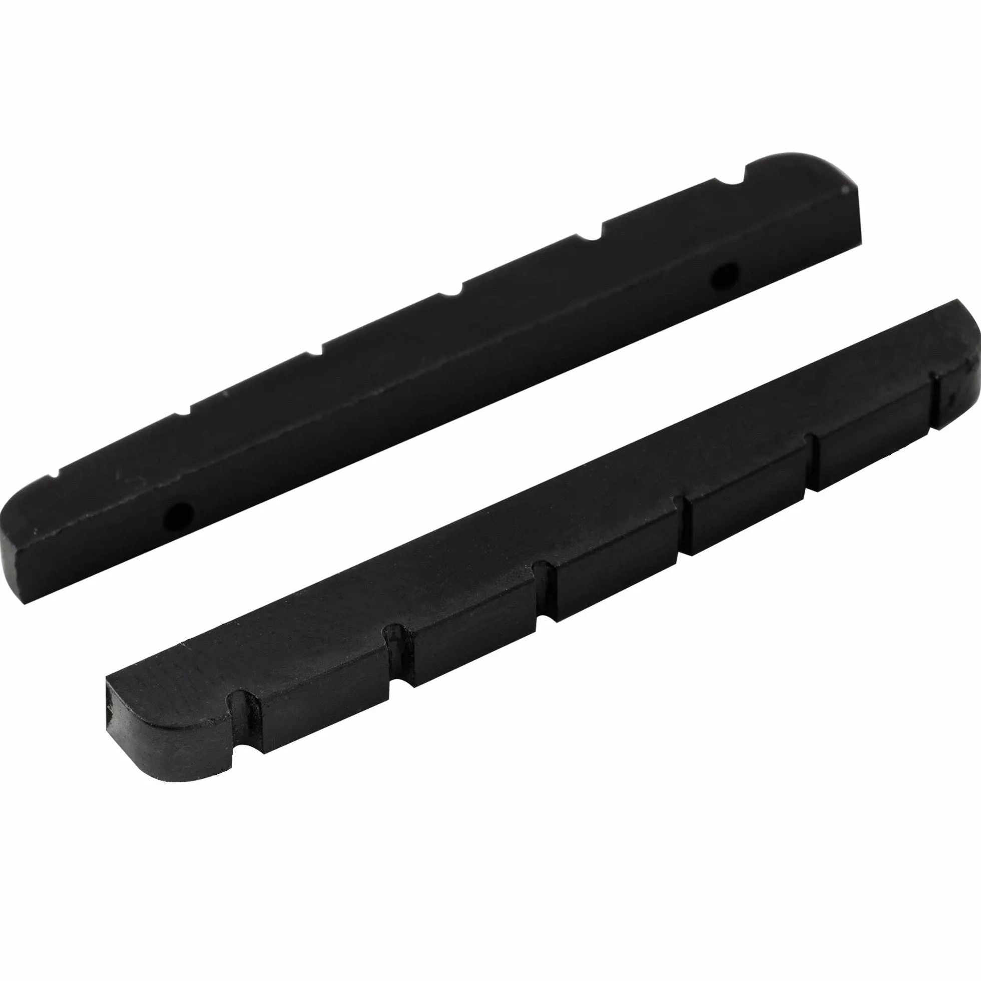 Musiclily Pro Plastik żywicy Mocznikowej 43mm Siodełko Gitarowe Strat Tele do Gitary Elektrycznej Stratocaster/Telecaster, Biały(2 szt.)