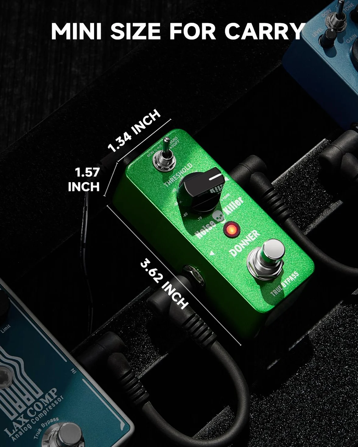 Donner Noise Killer Noise Gate gitara, efektów 2 tryby True Bypass