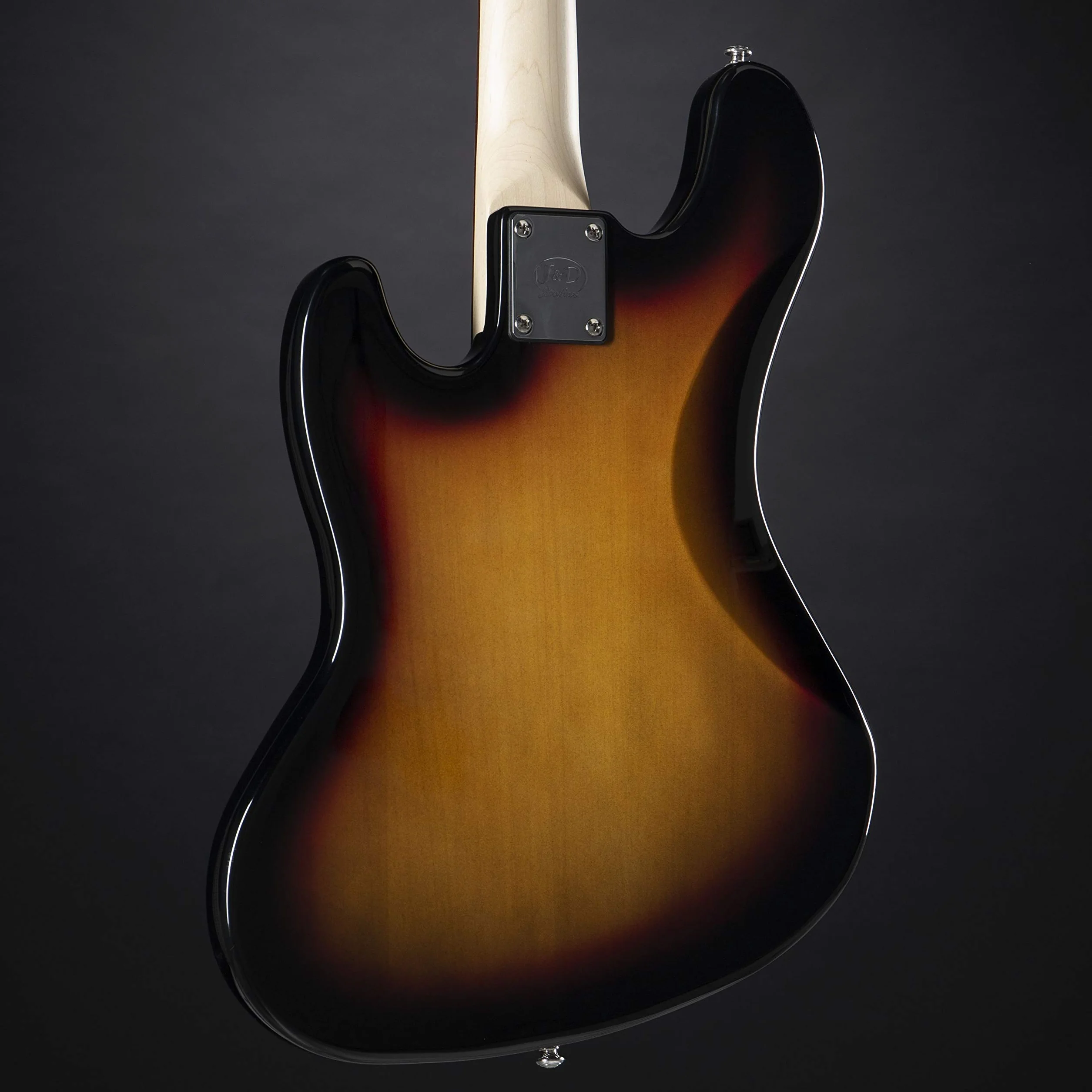 J & D JB-3TS Electric Bass 4-String Gitara Basowa 3-Tone Sunburst