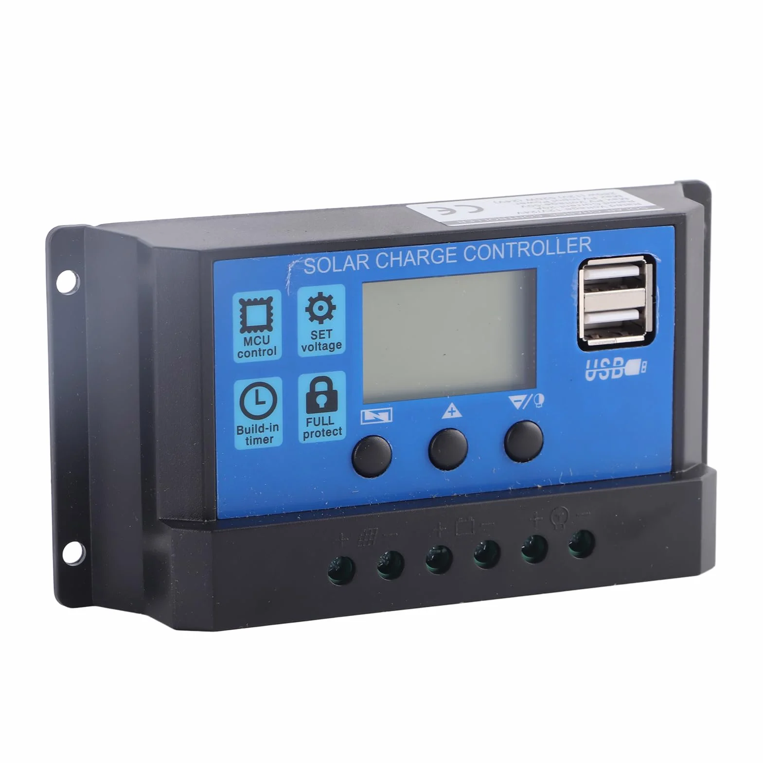 A2420 Kontroler ładowania Słonecznego 12 V/24 V 20 A do Akumulatorów Kwasowo-ołowiowych — Wydajny Regulator Energii Słonecznej do Pojazdów Kempingowych, Systemów Domowych i