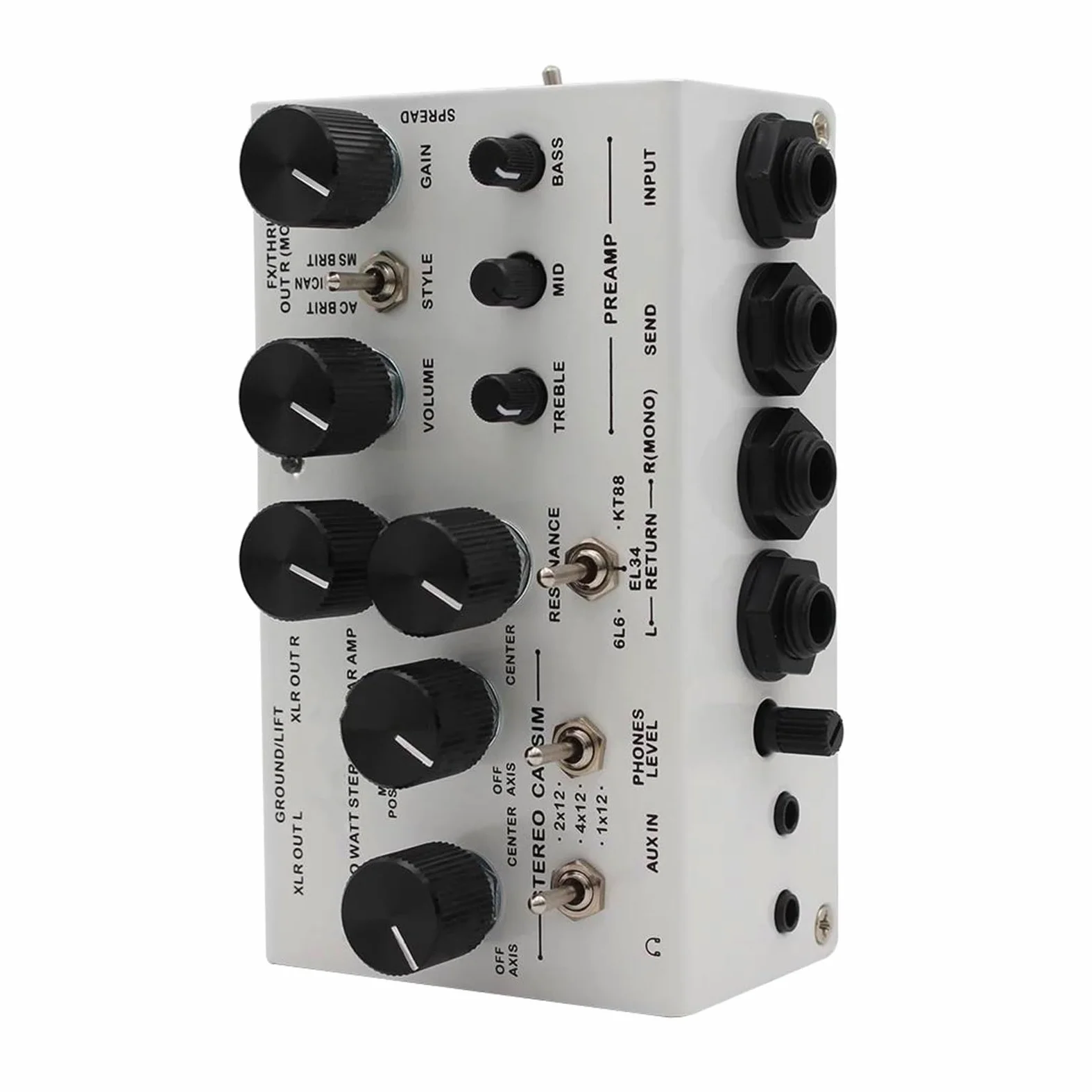 Standardowy Pedał Efektowy Do Gitary Wzmacniacz Efektów Gitarowych Symulator Kolumny Stereo