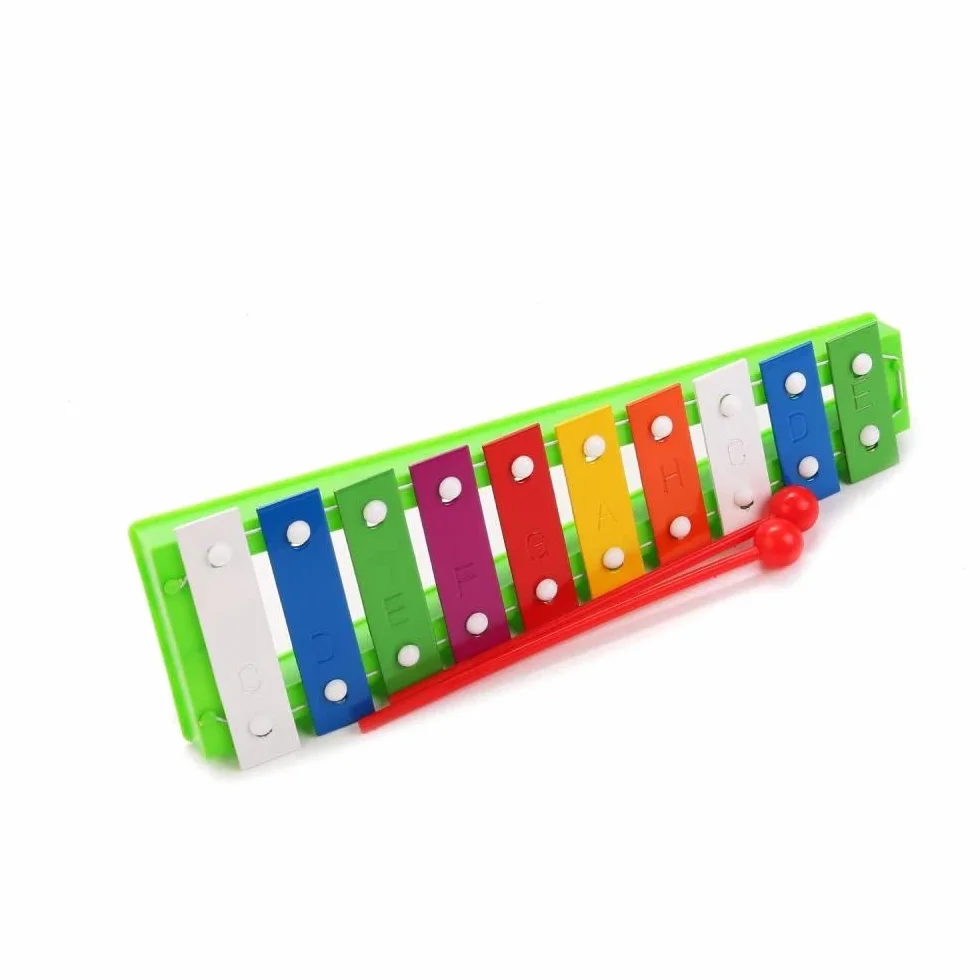 Marek Xylophone Dzwonki chromatyczne 10 tonowe - Cymbałki zestaw pałek