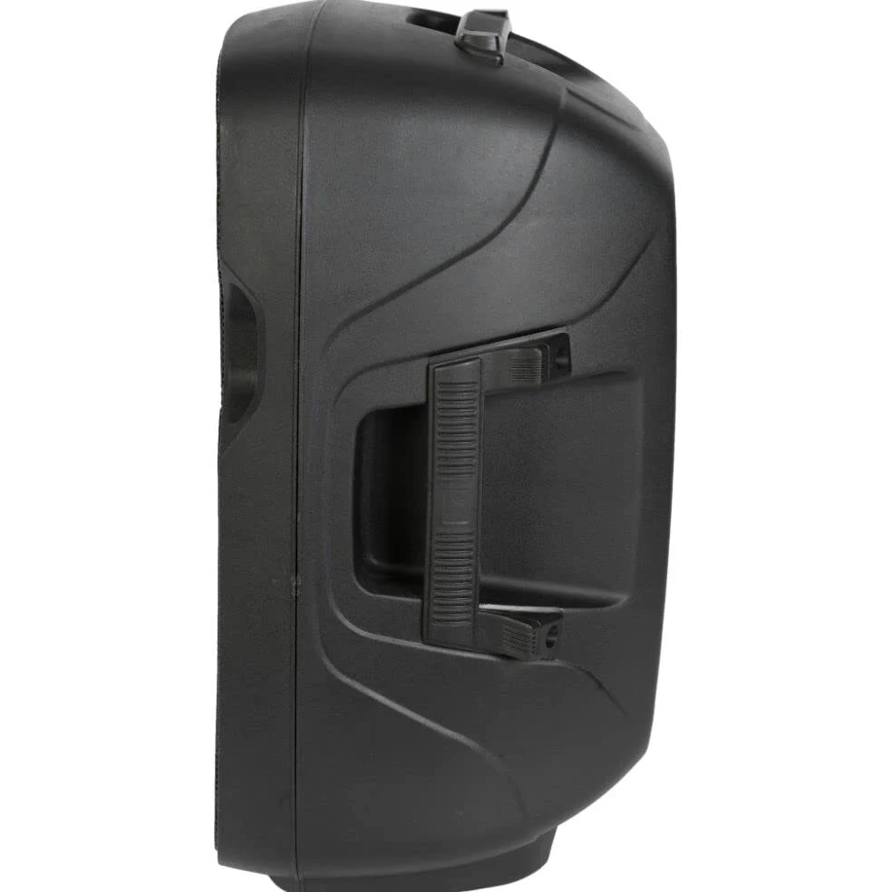 Ibiza - XTK10A - PLUG & PLAY 10"/25cm aktywny zestaw głośnikowy o mocy 300W RMS - kompresyjne głośniki wysokotonowe, system bass reflex, moduł wzmacniacza, wejścia LINE/MICRO - Czarny