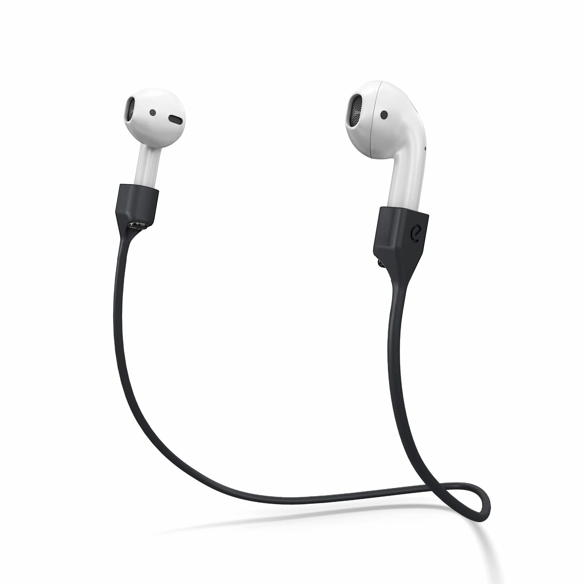 Keybudz AirStrapz uchwyt na pasek, przechowywanie do Apple AirPods Pro i AirPods, akcesoria do słuchawek, czarny