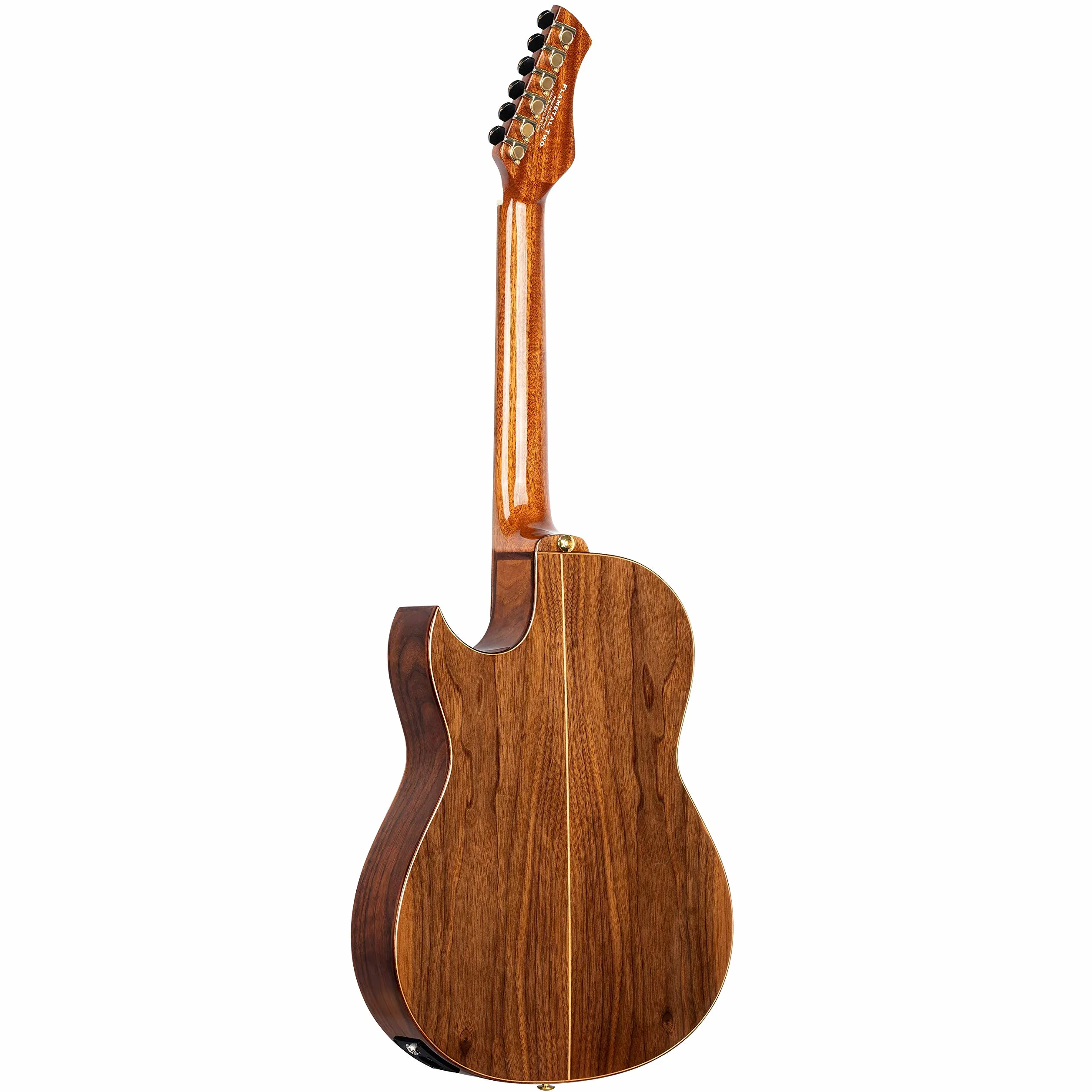 Ortega Guitars Classical Electro-Acoustic Guitar – Wąski Gryf, Korpus Thinline – Seria Signature – Lity Cedr/Orzech, Wykończenie Naturalne