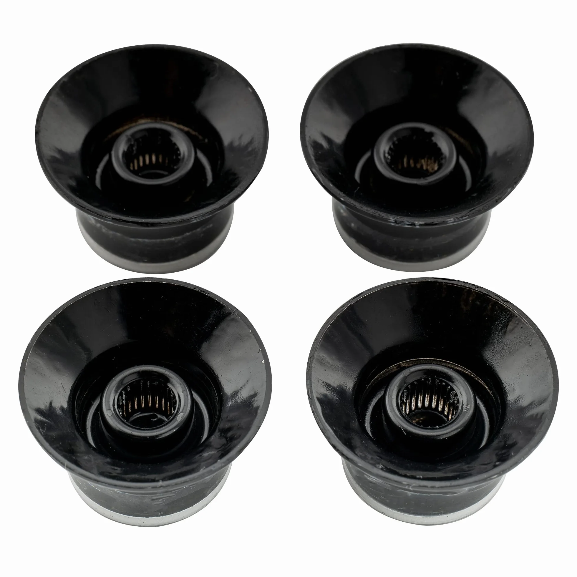 Musiclily Pro Inch Size Gitara Reflektor Gałki Top Hat Bell 2 Głośność 2 Gałki Tone Set