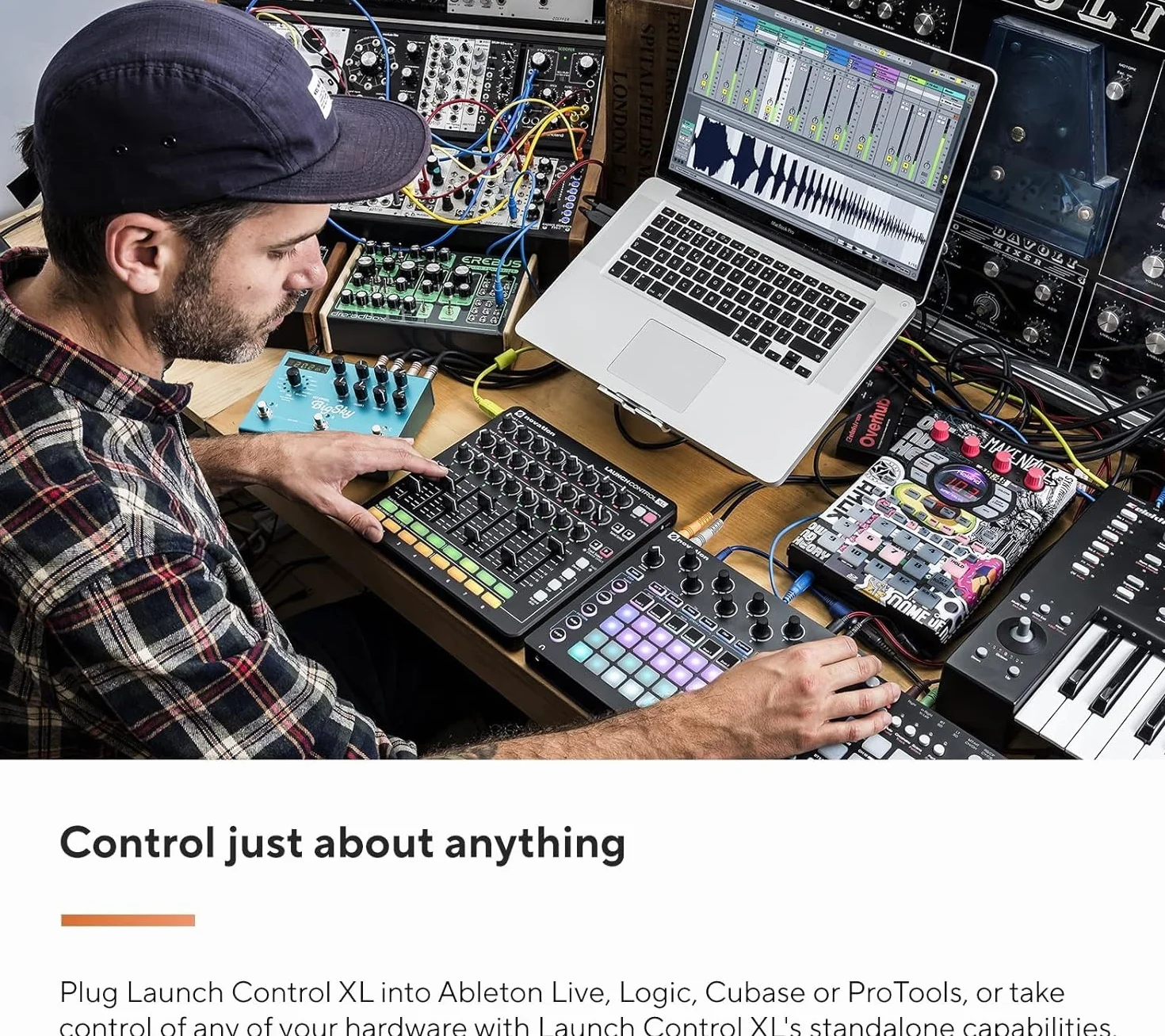 Novation Launch Control XL MKII Kontroler USB MIDI do Ableton Live z możliwością przypisania elementów sterujących