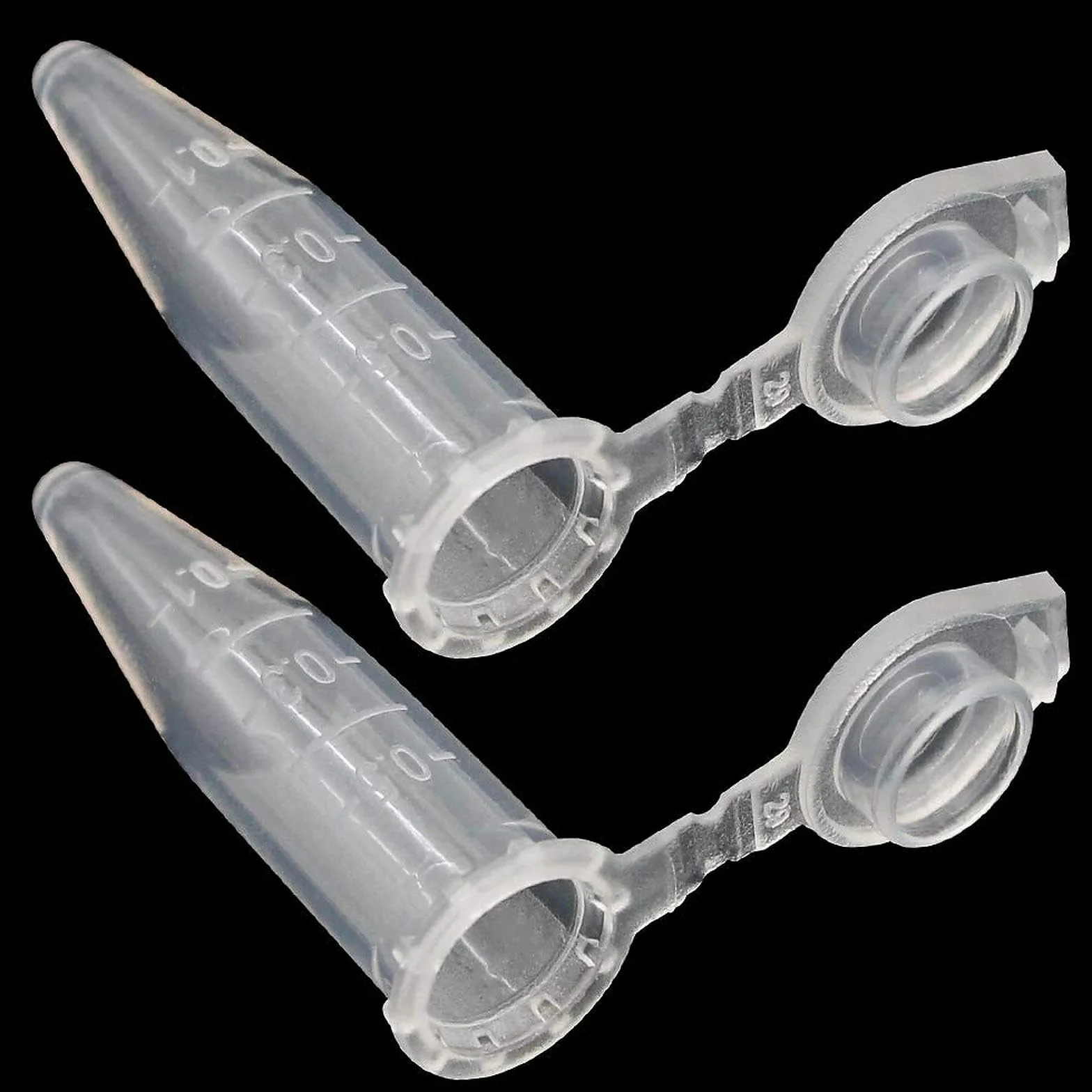 200 sztuk probówek do mikrowirówki w skali 0,5 ml, plastikowe probówki do mikrowirówki z dołączoną nasadką zatrzaskową do probówek do wirówek laboratoryjnych, butelek na próbki, laboratoryjne materiały eksploatacyjne