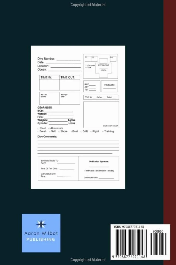 Diving Logbook: Scuba Diving Log Book, Track & Record 126 Dives, Octopus Cover