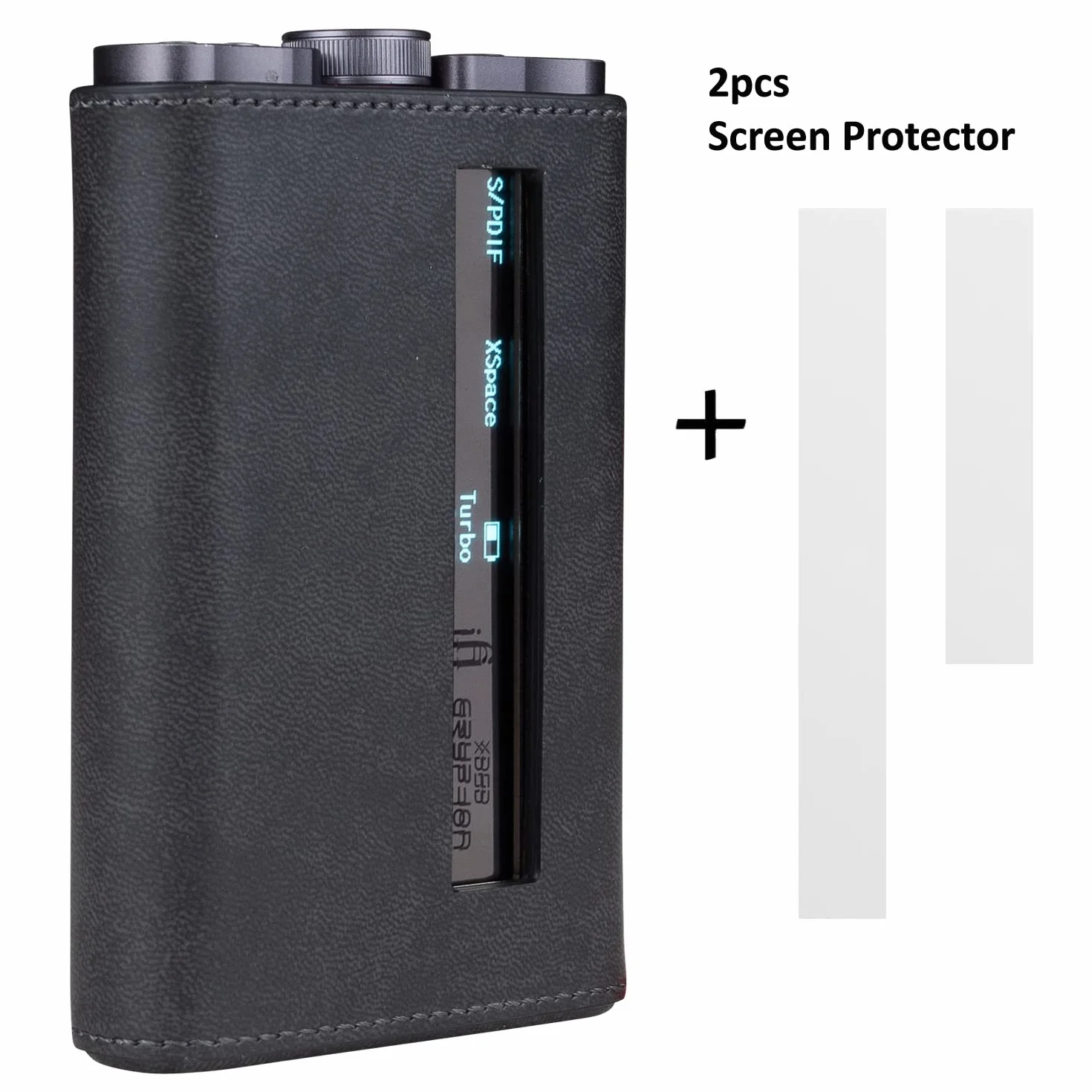MITER CASE Do iFi Audio xDSD Gryphon DAC, ręcznie robiony pokrowiec ze sztucznej skóry PU MITER do Gryphon (czarny)