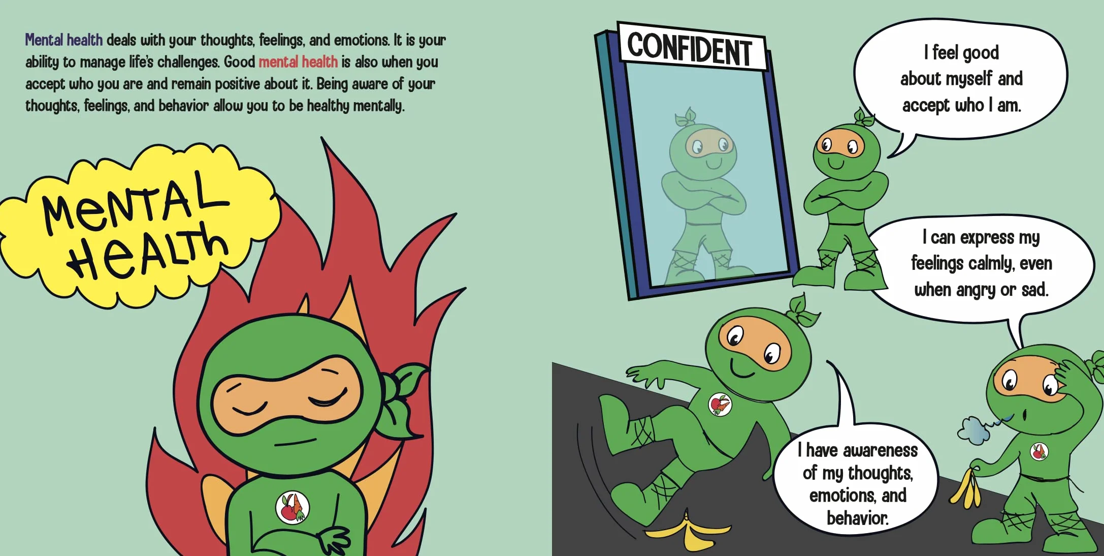 Healthy Ninja: A Children's Book About Mental, Physical, and Social Health: 65
