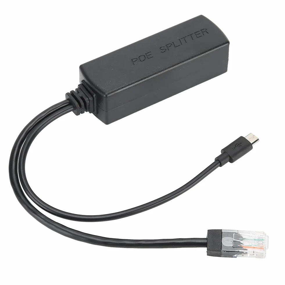 Moduł Zasilacza Rozdzielacza POE Odpowiedni do Tabletu, Standardowy Kabel Separujący USB 48 V do 5 V, Adapter POE Obsługuje Niechciane Zasilanie 48 V Przez Ethernet