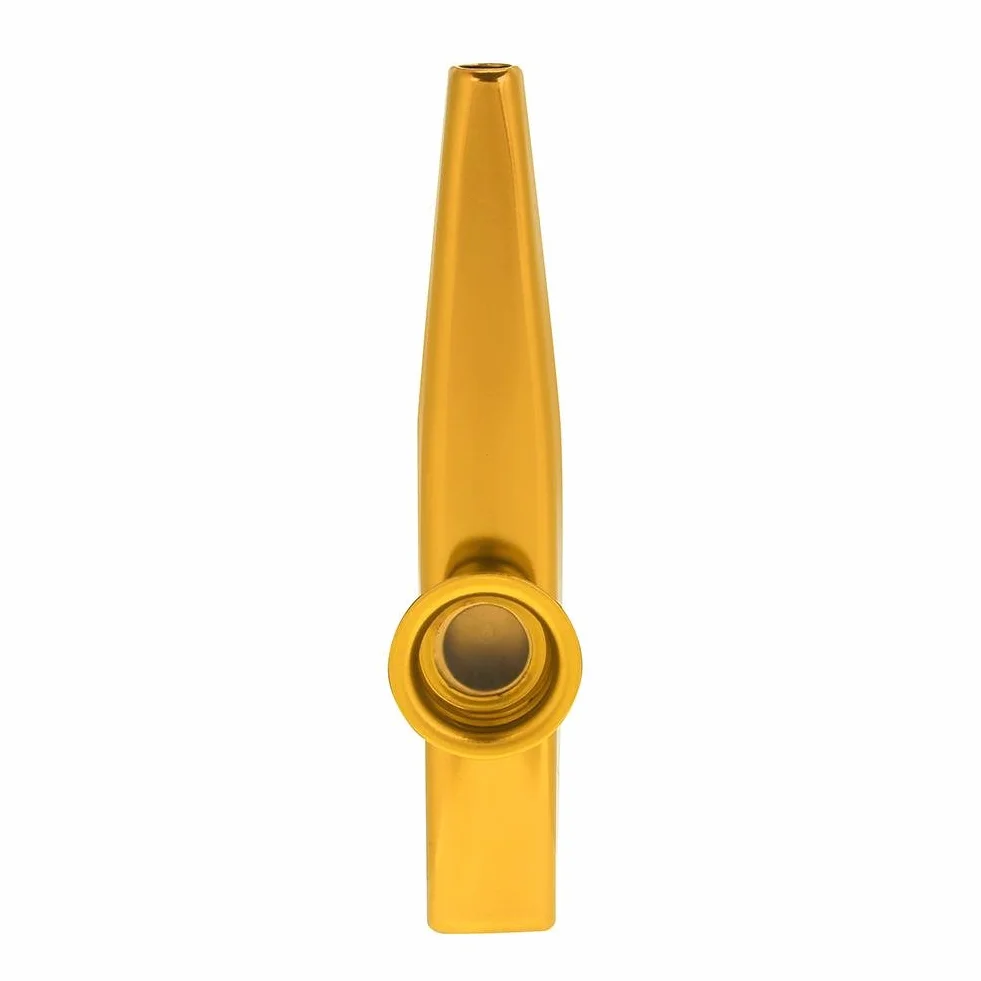 Metal Kazoo Guitar Ukulele Violin Companion Accessory (Gold)
