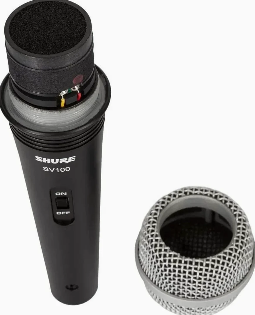 Shure SV100-W Mikrofon do Wokalu, Czarny, 27.51 x 11.51 x 8.99 cm