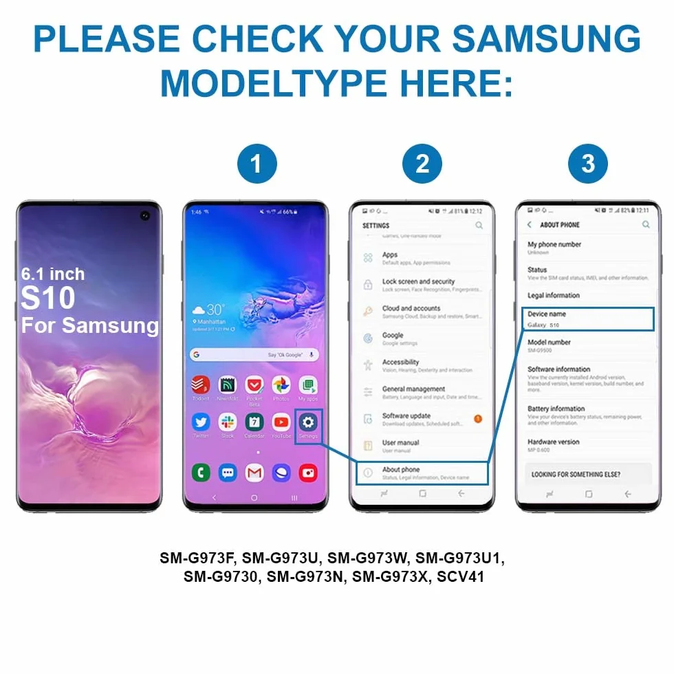 MMOBIEL Uchwyt karty Dual SIM Kompatybilny z Samsung Galaxy S10 / S10 Plus 2019 - sanki z karty SIM - w tym gumowa uszczelka i sim - niebieski