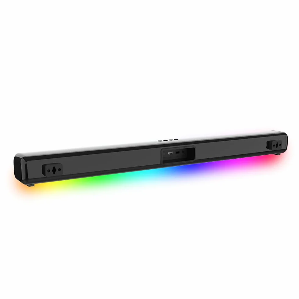 Vocal-Star Soundbar do karaoke system 250w, 2 bezprzewodowe mikrofony UHF, uchwyt ścienny, 9 efektów świetlnych RGBW, pilot zdalnego sterowania, HDMI ARC, BT, AUX, optyczny