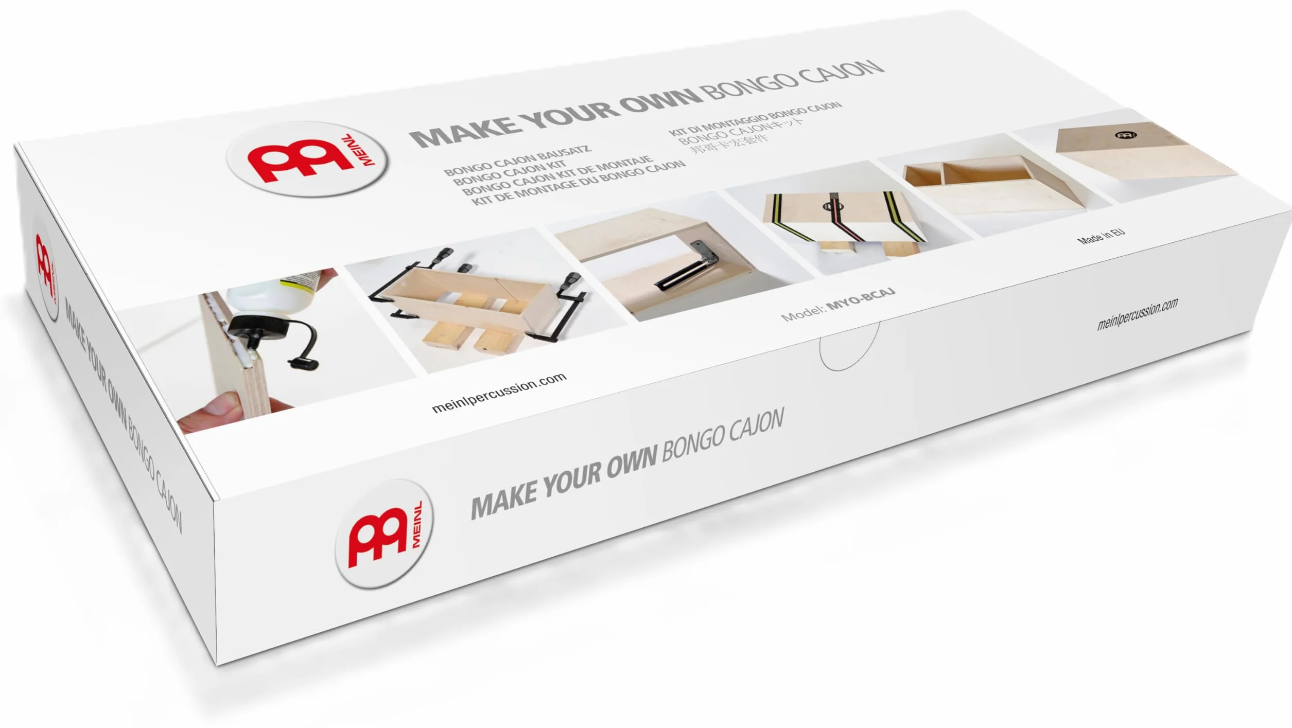 Meinl Percussion Bongo Cajon Kit DIY Do Samodzielnego Złożenia Panel Przedni Brzoza Bałtycka MYO-BCAJ