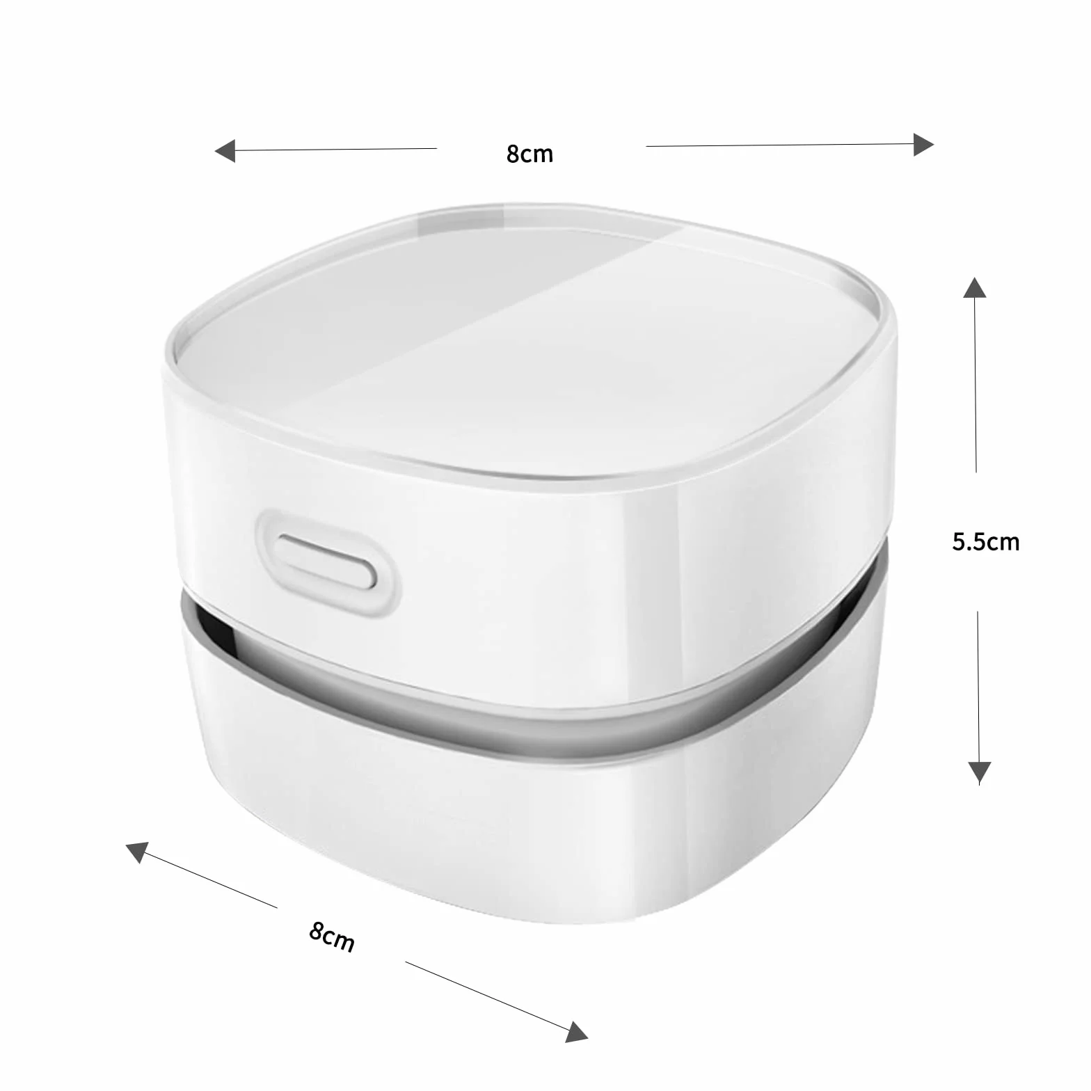 Mini Odkurzacz Stołowy Przenośny Bezprzewodowy Biurowy USB Akumulator Obrotowy 360° do Komputerów i Klawiatury