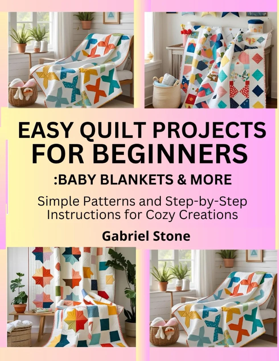 EASY QUILT PROJECTS FOR BEGINNERS: BABY BLANKETS & MORE: Simple Patterns and Step-by-Step Instructions for Cozy Creations