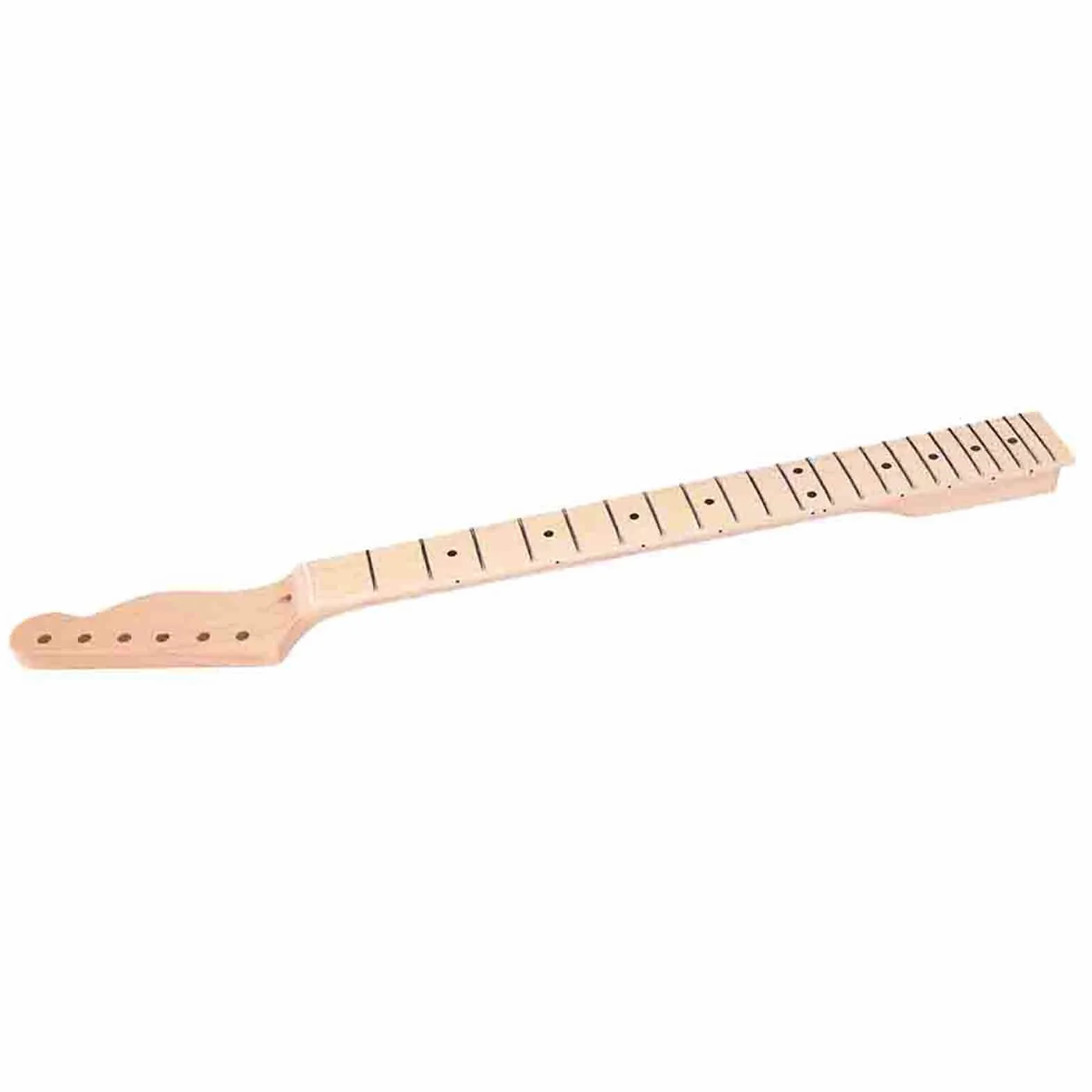 Gryf Gitary, 22 Progi Klon Drewniany Gryf Gitary Elektrycznej z Czarnymi Kropkami do Gitar w Stylu TL (Z tylną linią środkową)