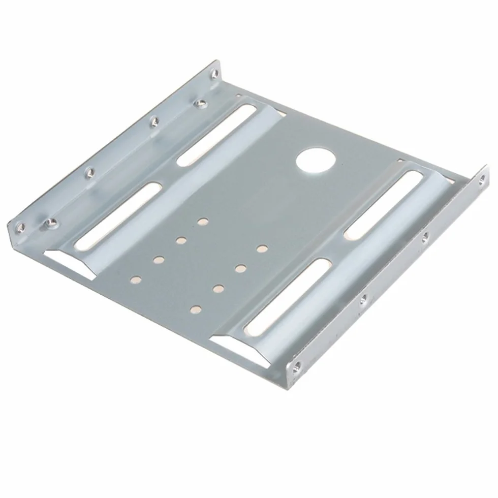 Maclean MC-655 Adapter HDD/SSD, Ramka do Montażu Dysku Twardego 3,5 na 2,5 Cala, Metalowe Sanki na Dysk Twardy do Komputera, Sanki na Dysk do Obudowy PC, Ramka Wymienna Pasuje do Każdego Dysku HDD