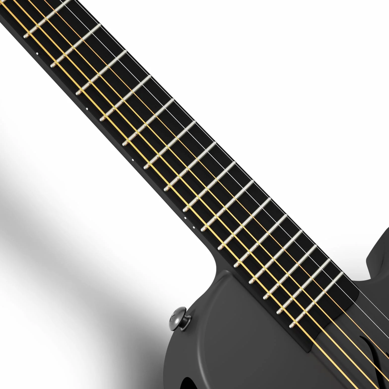 Gitara akustyczna Enya Nova Go Mini, czarna, 1/4, włókno węglowe, gitara podróżna, dla dorosłych, początkujących, zestaw startowy dla dzieci, do nauki, prezent na Wielkanoc, urodziny, Boże Narodzenie