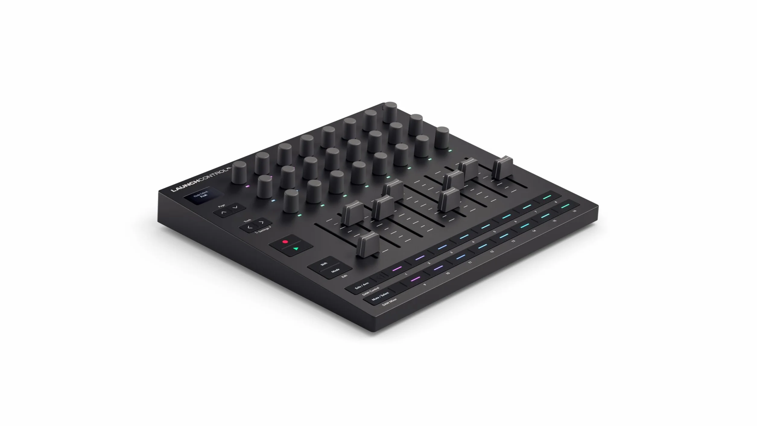 Novation Launch Control XL 3 – zasilany przez USB kontroler i mikser MIDI do integracji z DAW i sprzętem z 8 tłumikami, 24 koderami, 5-pinowymi złączami MIDI i oprogramowaniem muzycznym