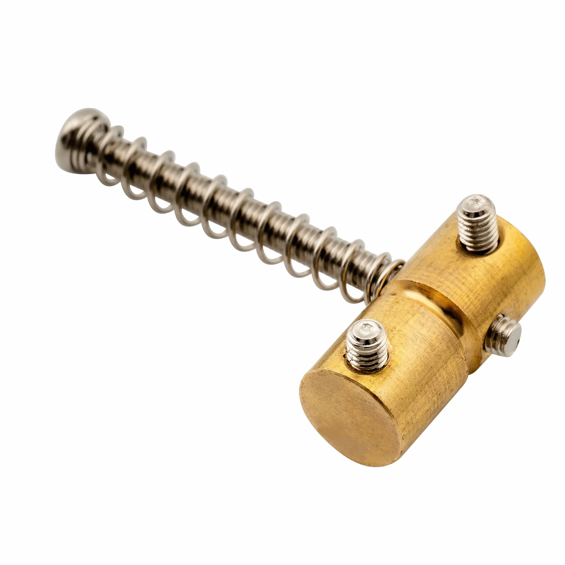 Musiclily Pro 19mm Siodełko Mosiądz Mostka Basowy do 4-strunowy Gitary Basowej Precision Bass/Jazz Bass, Chrom(4 szt.)
