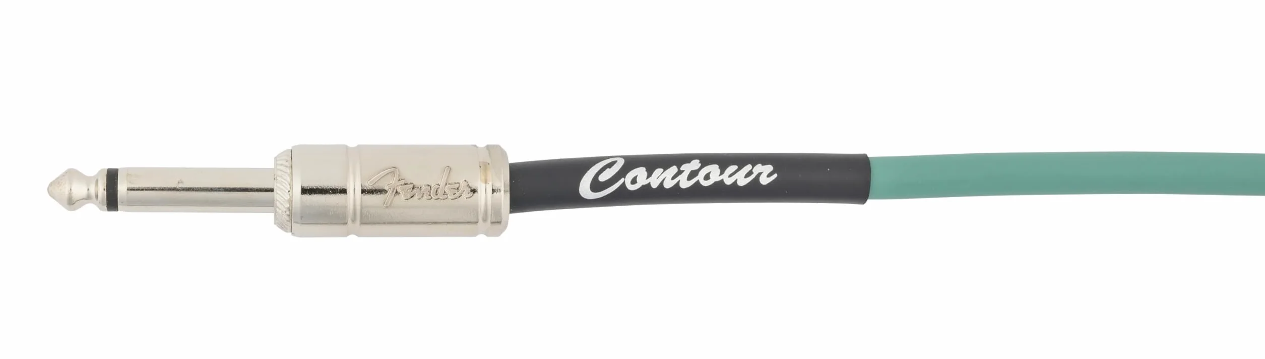 Fender Kabel do instrumentów konturowych, kabel gitarowy, akcesoria gitarowe, prosty/prosty, zielony Sherwood, 3 m