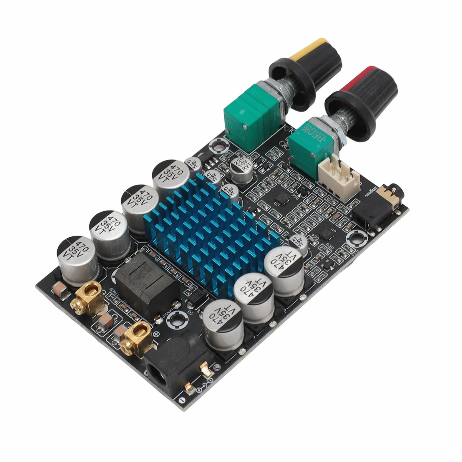 Moduł Wzmacniacza Cyfrowego, Płytka Wzmacniacza Subwoofera 12-24 V, Duża Moc 100 W, do Głośnika DIY