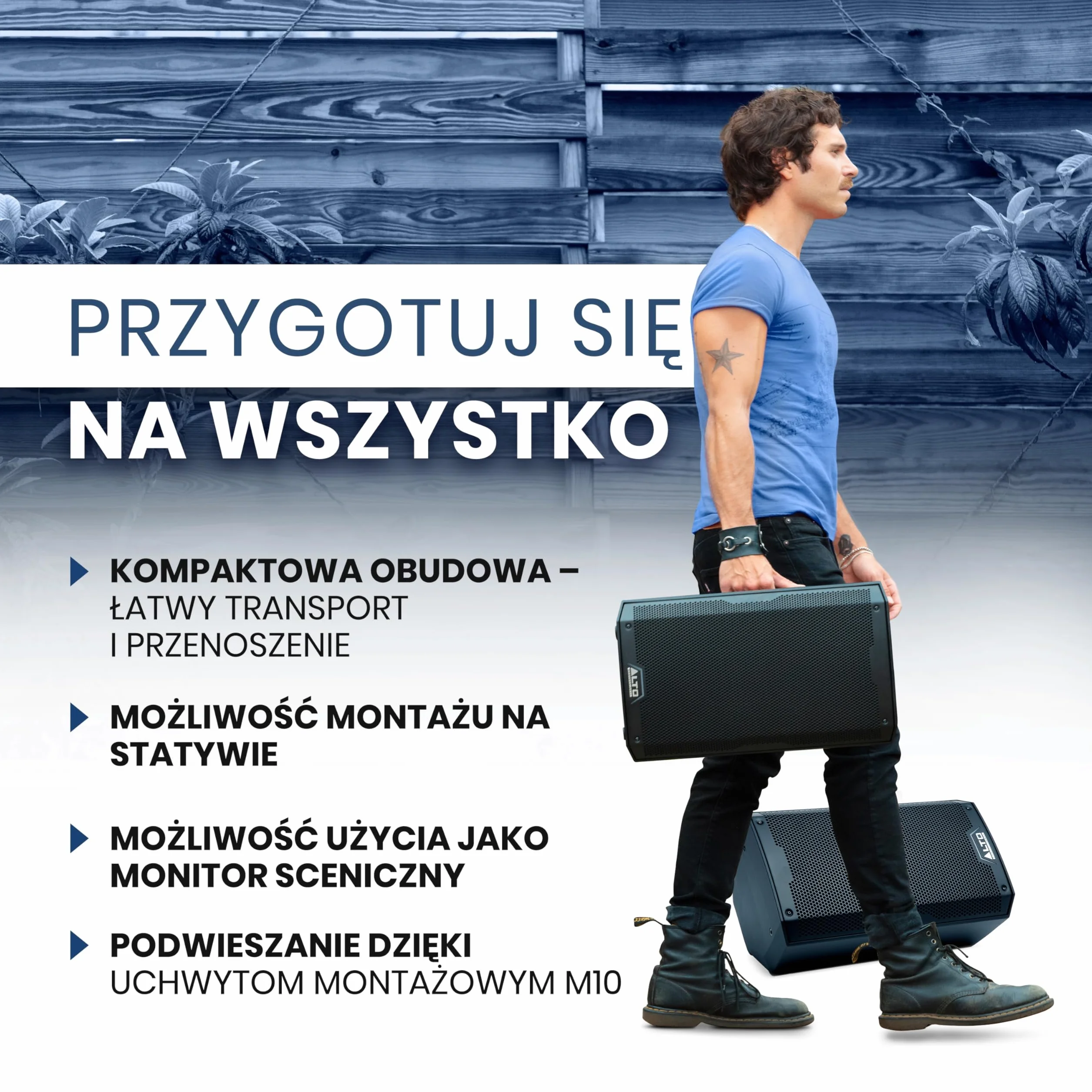 ALTO TS410 Aktywny Głośnik PA 2000W 10" z 3-Kanałowym Mikserem, Bluetooth, Bezprzewodowym Podłączaniem Głośników, DSP i Aplikacją