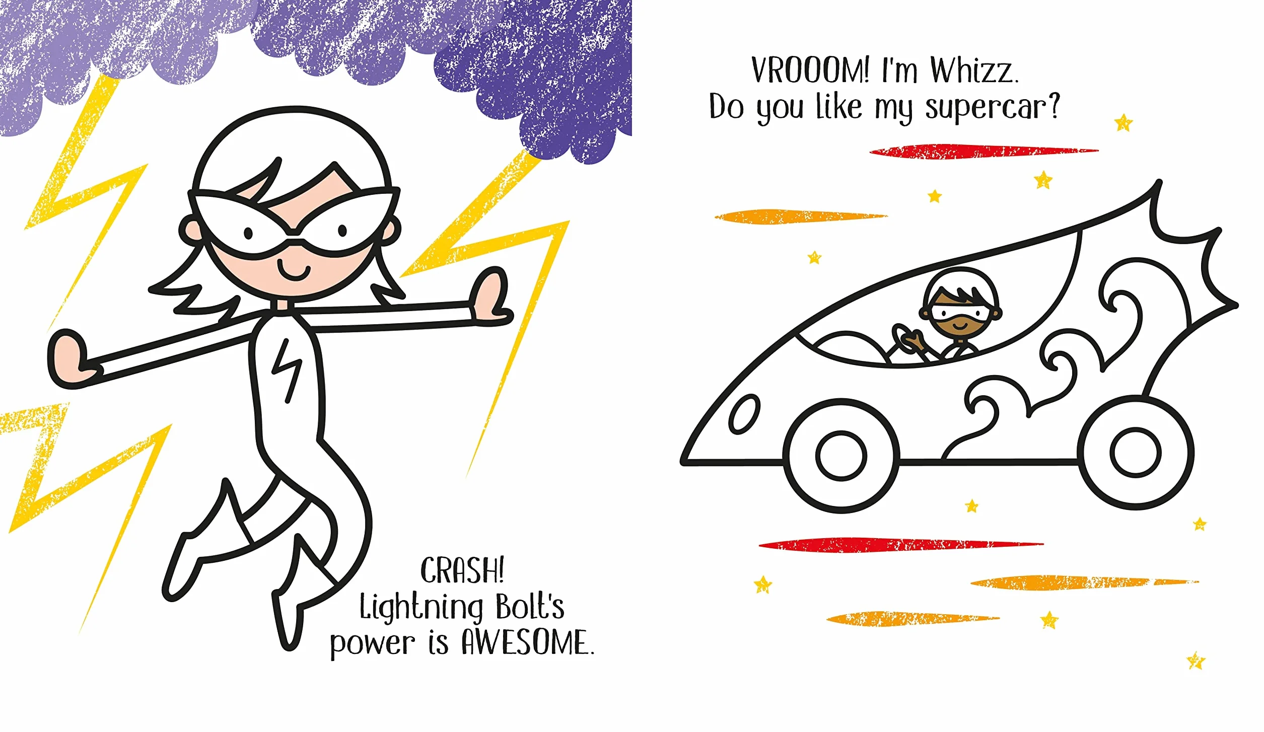 First Colouring Superheroes
