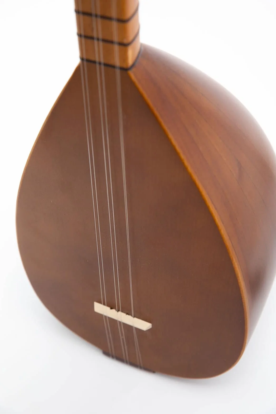 Turecki Cura Saz Ręcznie wykonany instrument z drewna kasztanowego z kołkami z palisandru
