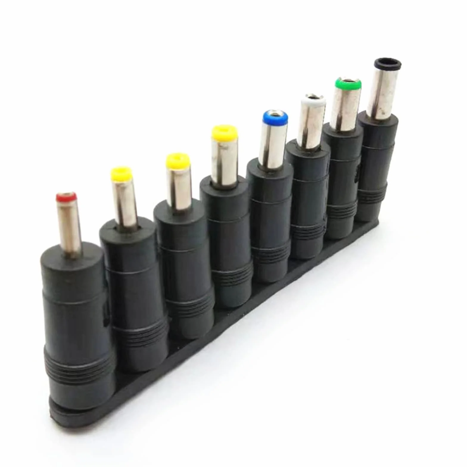 WANGCL 8 w 1 adapter do wtyczki baryłkowej, 5,5 x 2,1 mm uniwersalny wtyk DC, zestaw końcówek DC, wtyczka gniazda, akcesoria do wtyczki zasilacza ładowarki laptopa