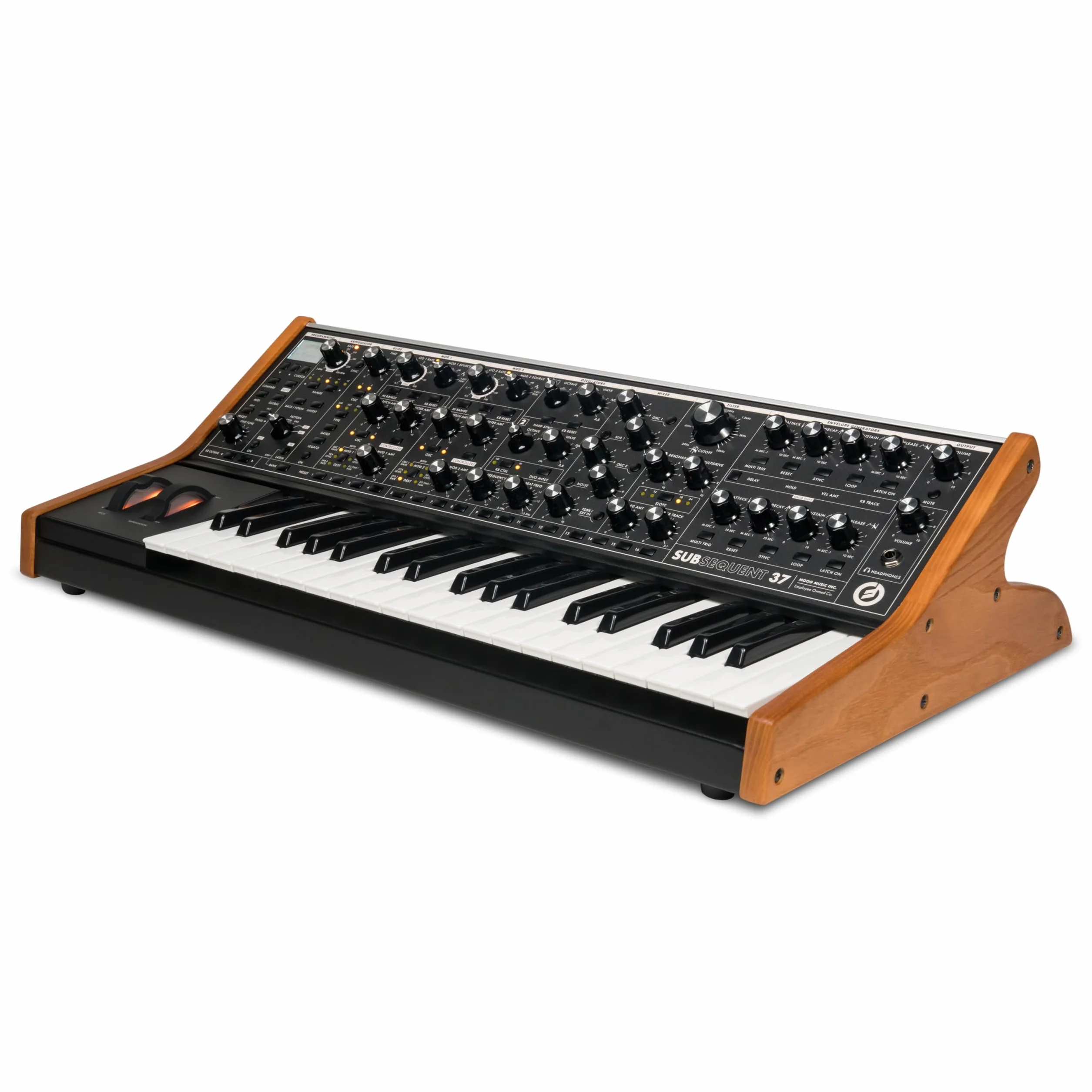 MOOG Subsequent 37 - Parafoniczny Syntezator Analogowy i Keyboard MIDI- 37 Półważonych Klawiszy, Wzmacniacz Słuchawkowy, 256 Presetów, Ekran i Edytor
