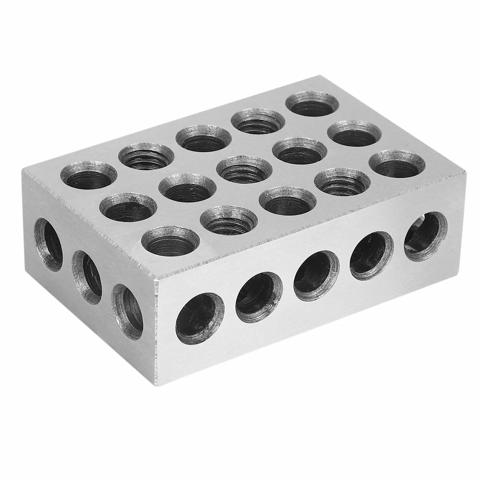 2 szt. 25 x 50 x 75 mm bloki ze stali hartowanej 23 otwory równoległe zaciskowe tokarka 0,005 mm do maszyny