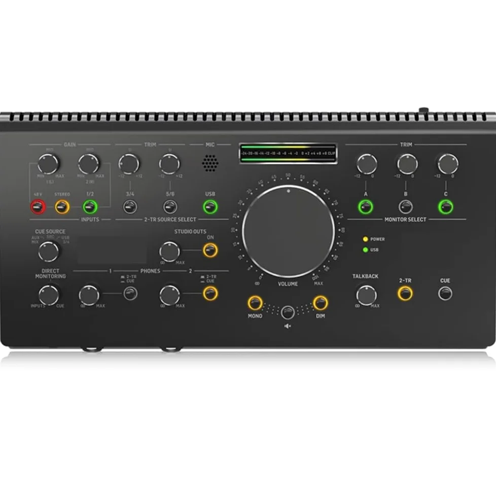 Mikser DJ-ski, Kontroler monitora XL i centrum komunikacyjne z przedwzmacniaczami mikrofonowymi interfejsem USB 192 kHz 2x4