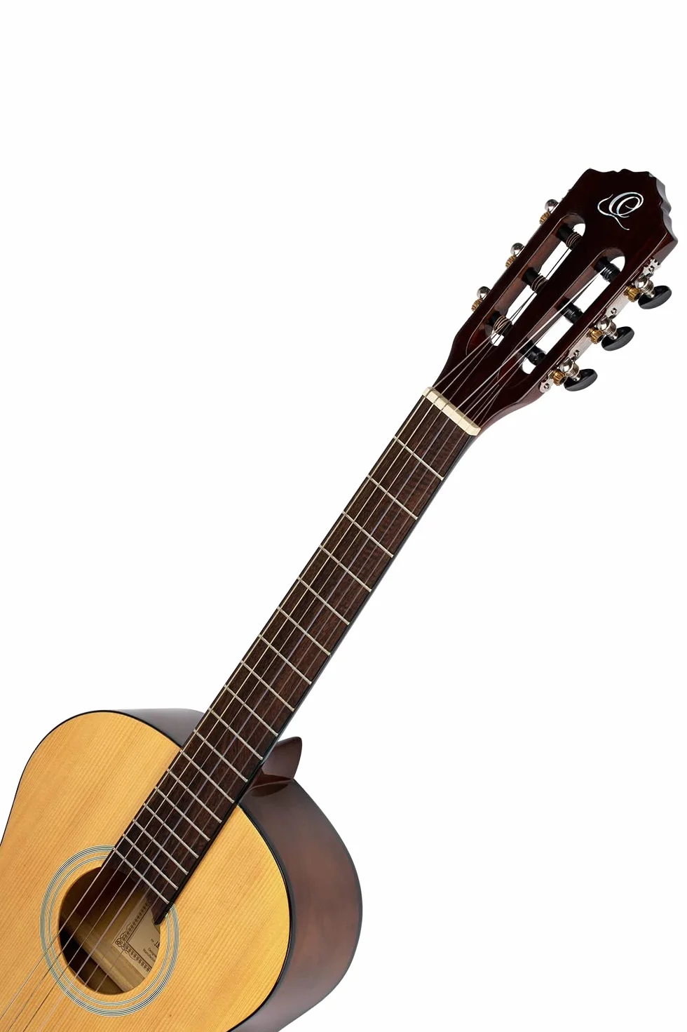 Ortega Guitars 3/4 Classical Guitar – Seria Student – Świerk/Katalpa, Wykończenie Naturalne, Połysk (RST5-3/4)
