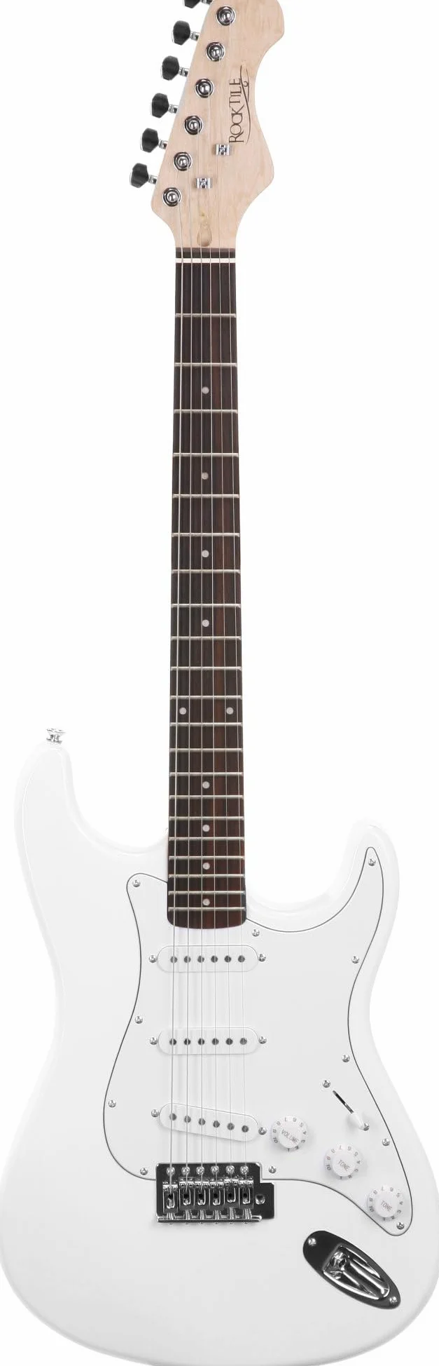Rocktile 15098 Sphere Classic Gitara Elektryczna, Biały, 21 Progów