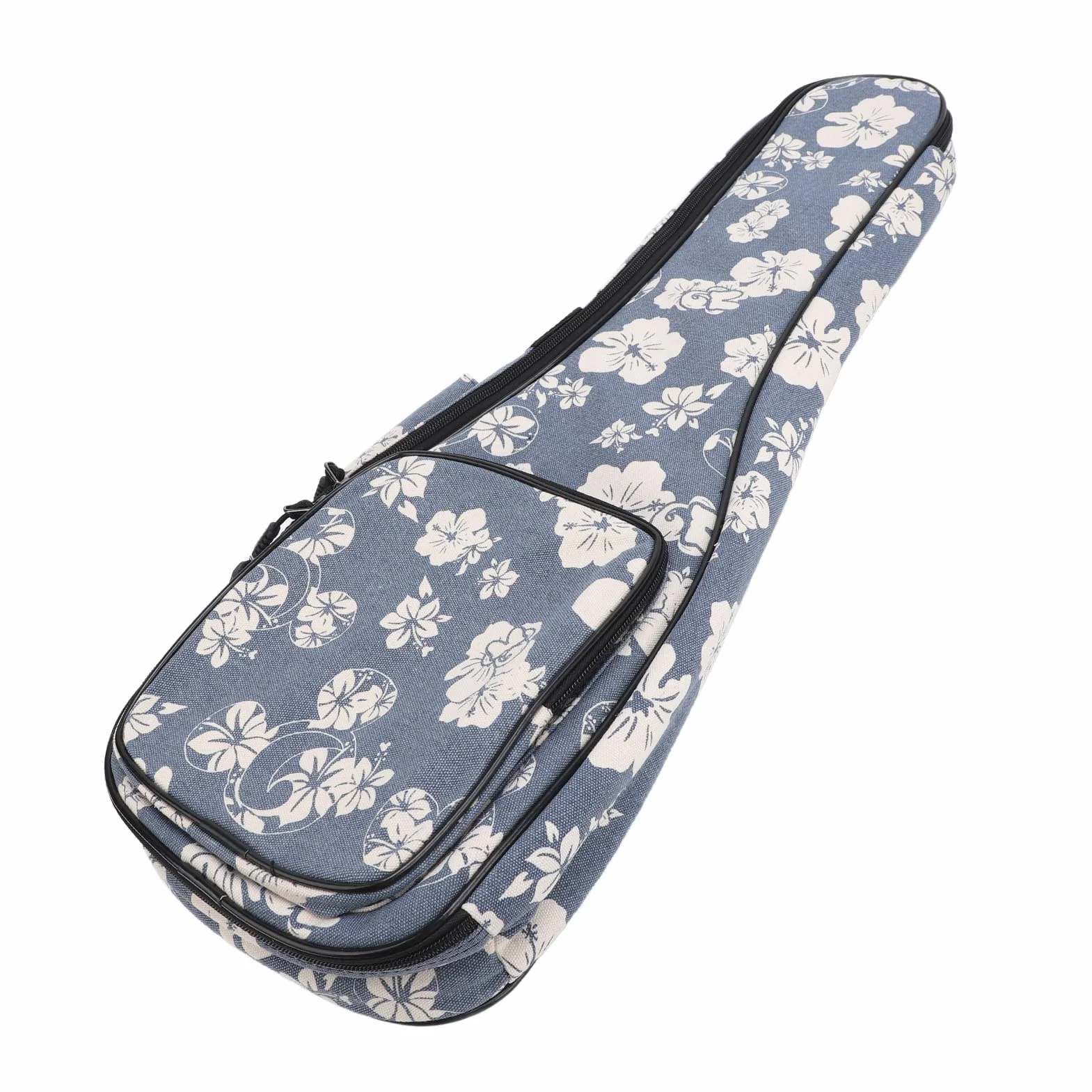 Torba na Etui na Ukulele, Wyściółka Wewnętrzna z Pianki o Dużej Pojemności Plecak na Etui na Ukulele z Regulowanymi Paskami na Ramiona na Koncert, Sopran, Tenor (23 cale)