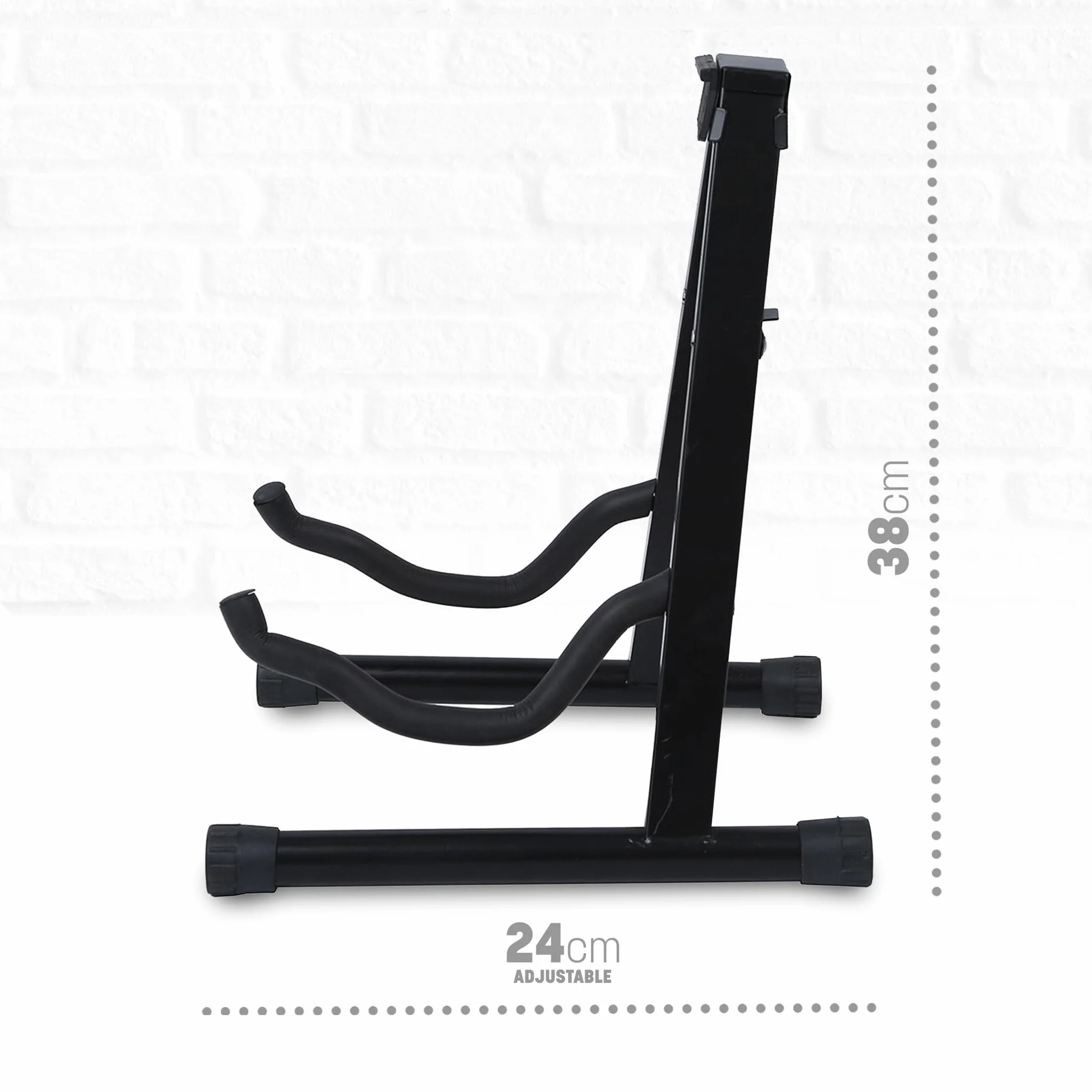 Keplin 2 Stojak na Gitarę, Czarny, 50 cm