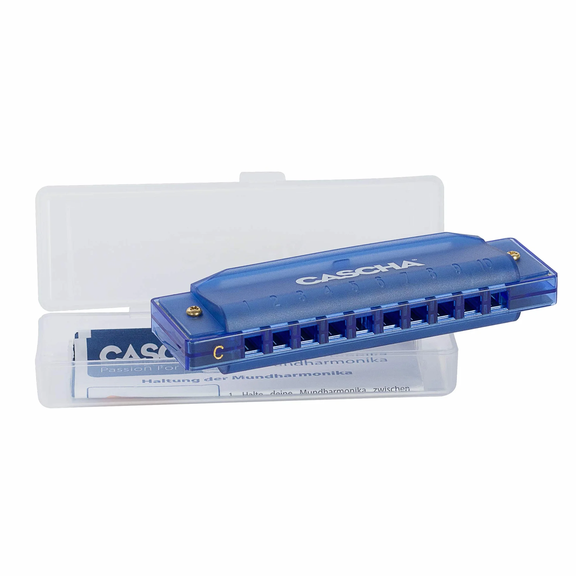 Fun Blues Mundharmonika Blue (incl. hard case and flyer)