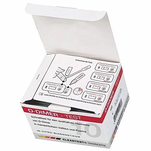 CLEARTEST 6690862 szybki test, D-Dimer (10 szt.)