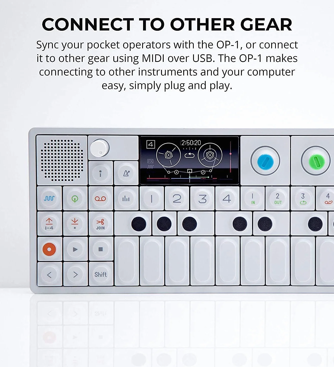 Syntezator Teenage Engineering P8-1 OP-1 z radiem FM (wyświetlacz AMOLED)