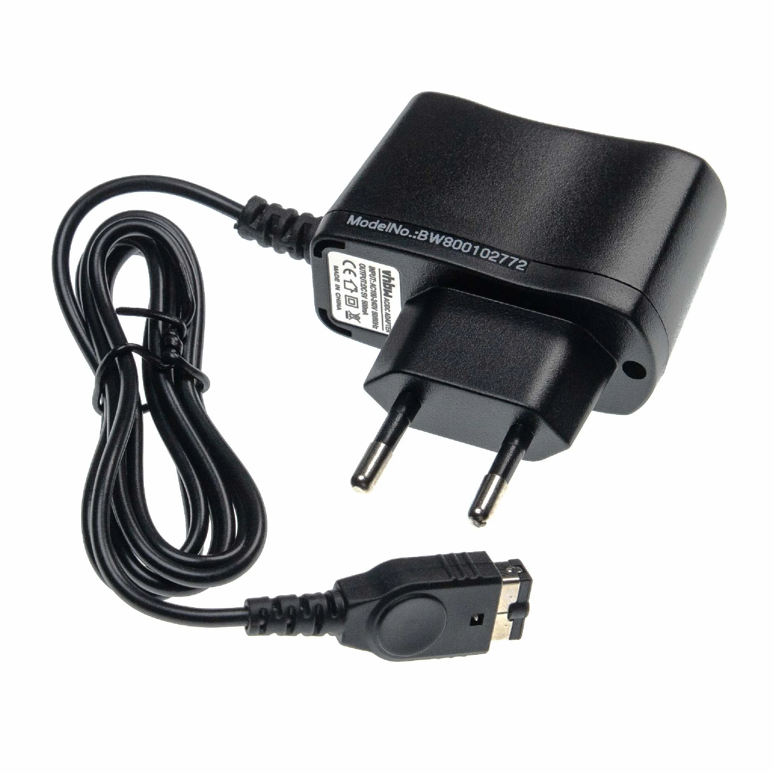 vhbw Zasilacz kompatybilny z Nintendo DS (1. generacji) & Gameboy Advance SP - kabel ładujący kabel zasilający (5 V)