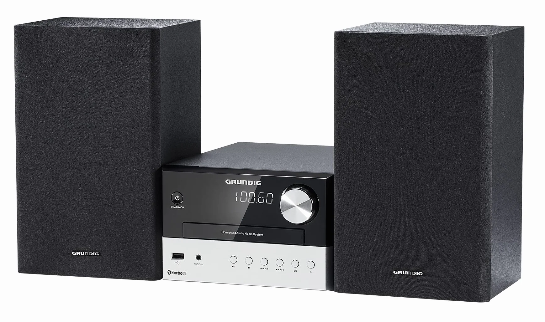 Grundig CMS 2000 BT Système micro audio domestique 30 W Noir, Argent