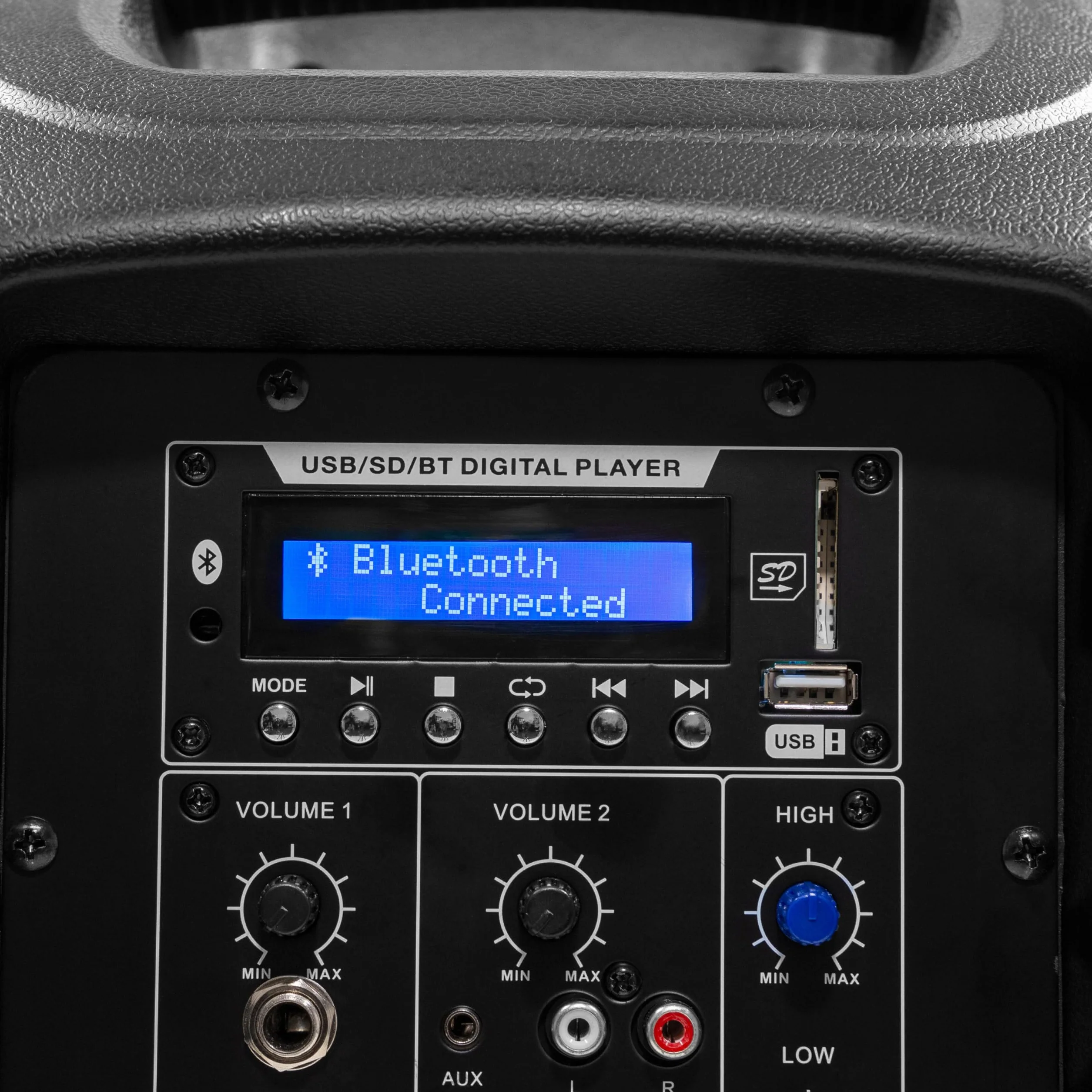 12" czarny 2-drożny aktywny głośnik - Moc 400 W - bezprzewodowe połączenie Bluetooth - wejście mikrofonowe/liniowe - solidny ABS - TWS - mocny i wszechstronny - idealny dla DJ-ów, animacji, sceny.