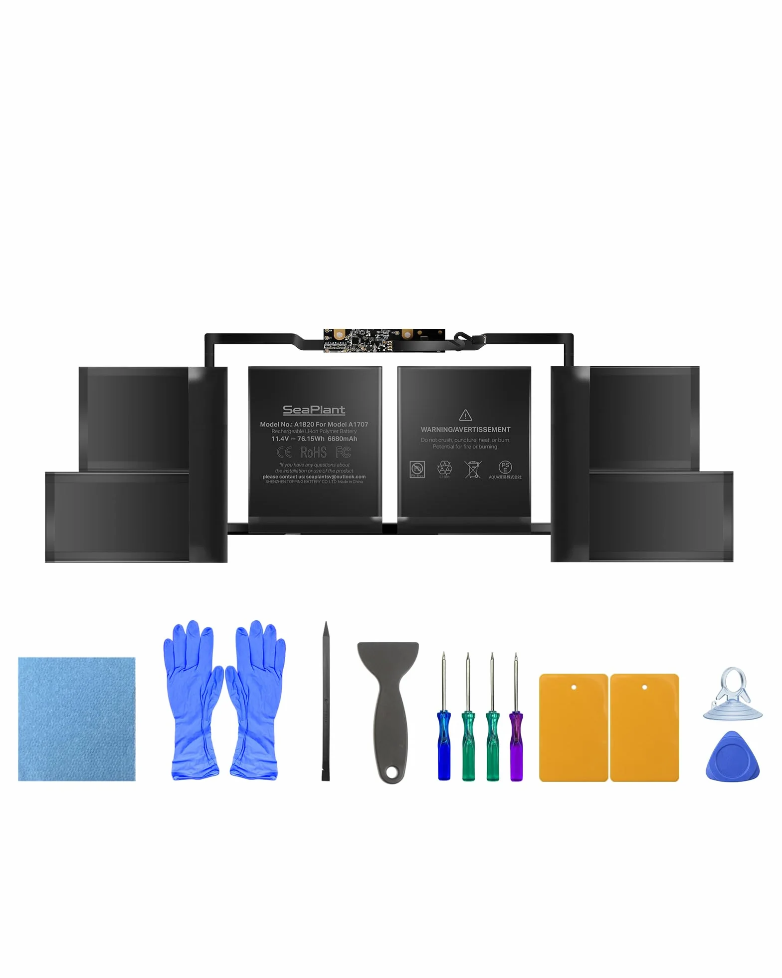 A1707 Bateria do MacBook Pro 15 cali A1707 (2016, 2017) Bateria A1820