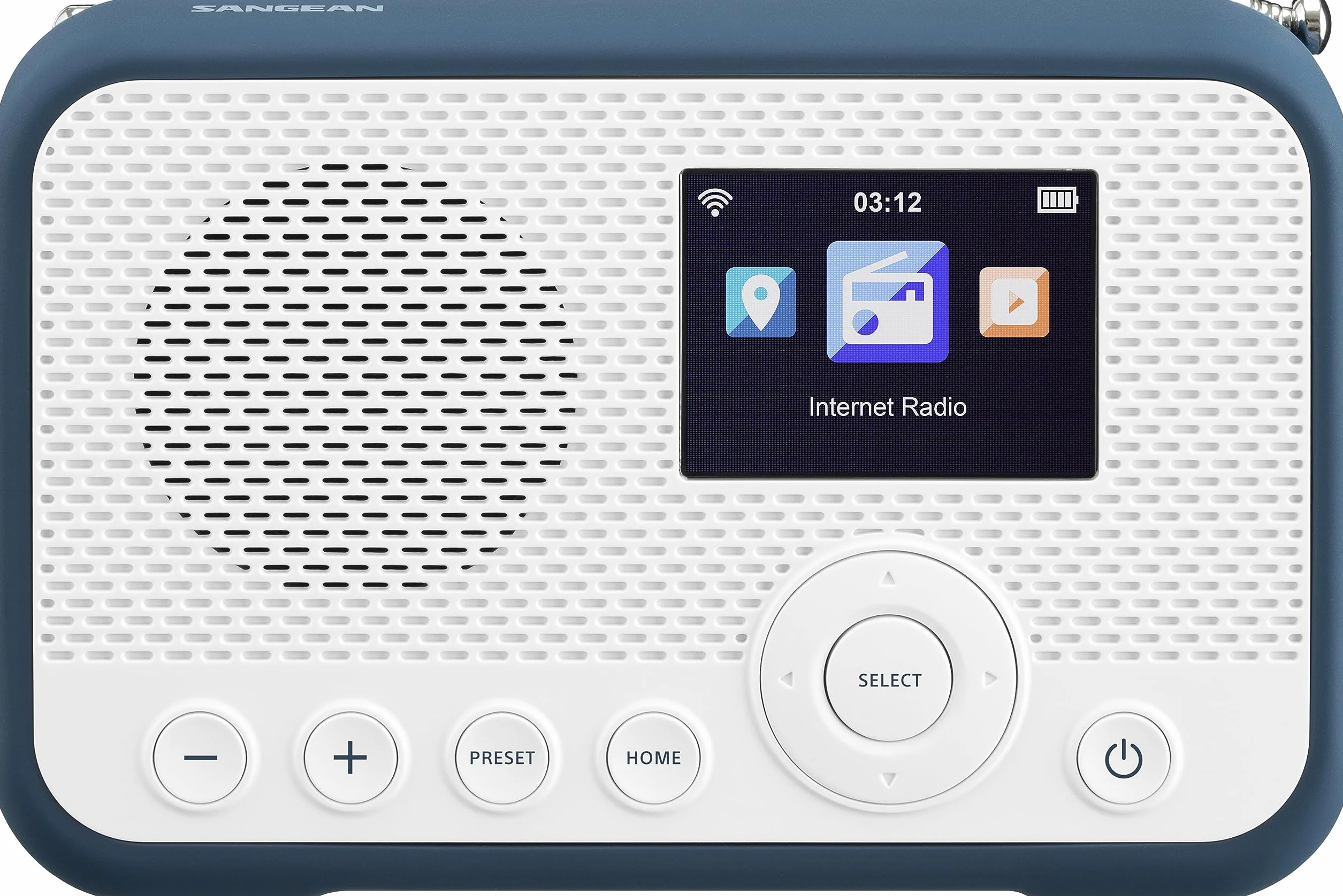 Sangean WFR-39 Internet Taschenradio internetowe, DAB, UKW Internet Tradio, UKW, WiFi Spotify, Weckfunkti