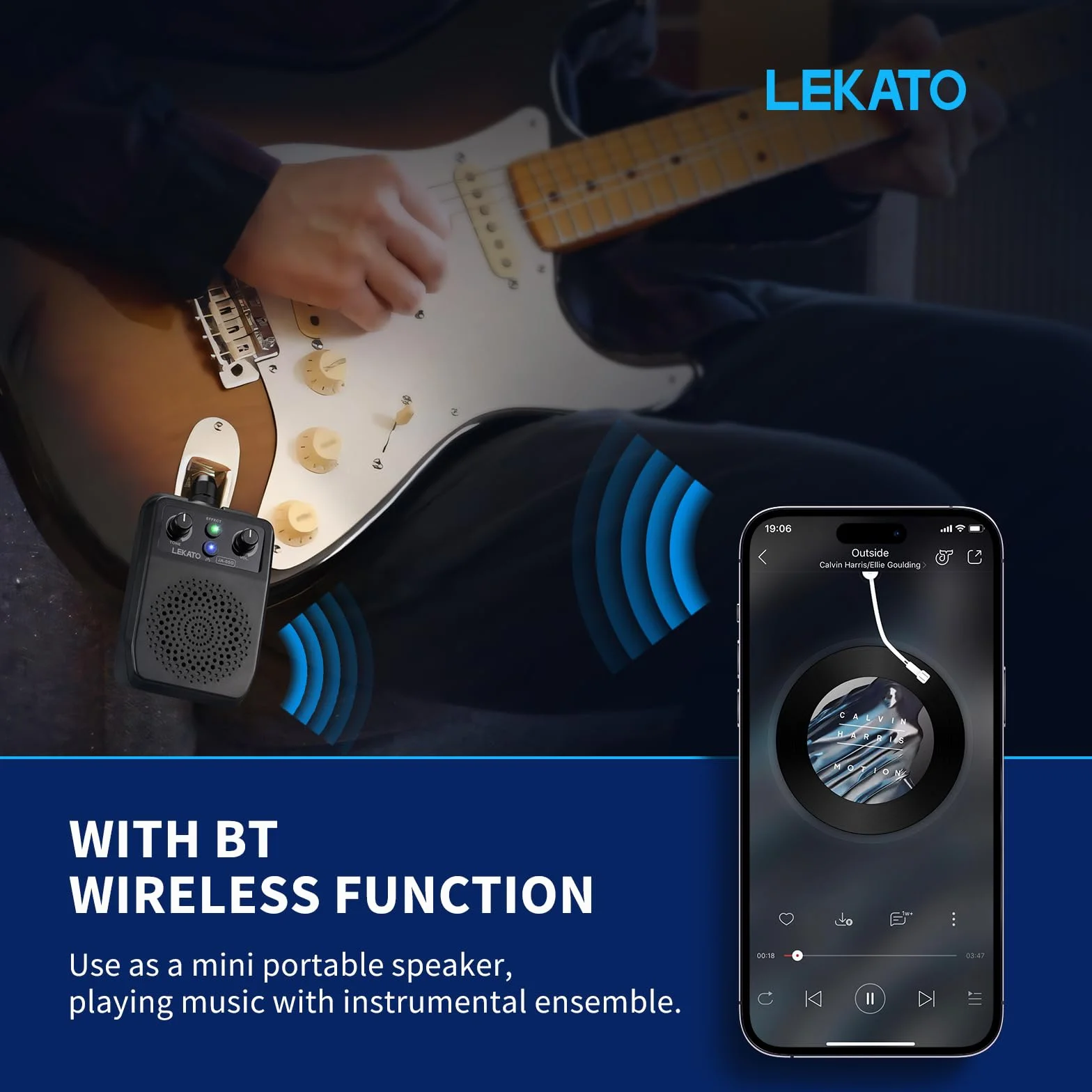 LEKATO Wzmacniacz gitarowy typu plug-in